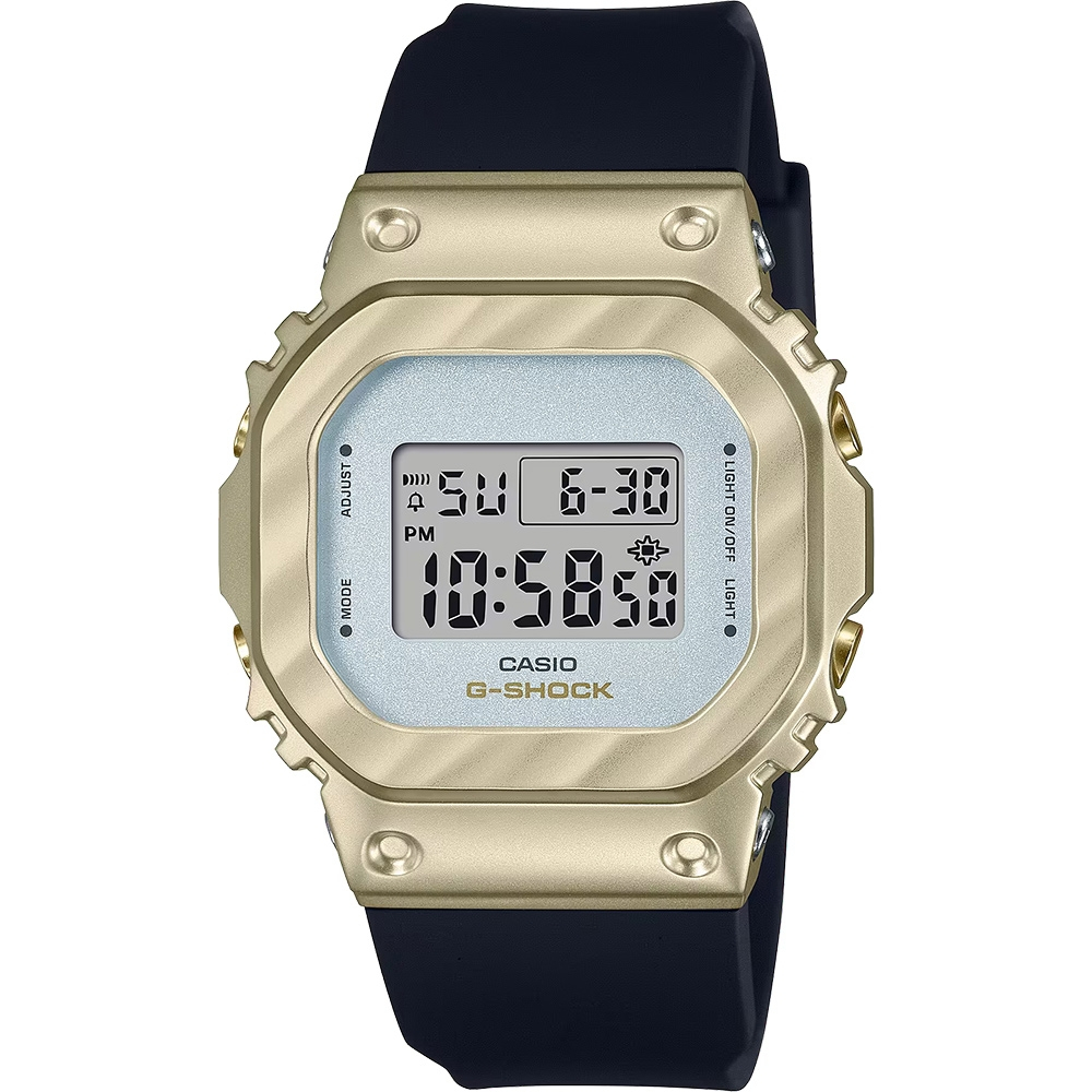 CASIO 卡西歐 G-SHOCK 優雅香檳金 方型電子錶 （GM-S5600BC-1）