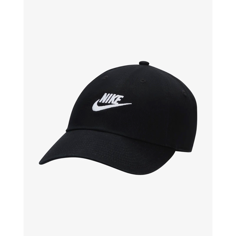 👟【ELO 】Nike Club Futura 黑色 老帽 鴨舌帽 軟頂運動帽 FB5368-011