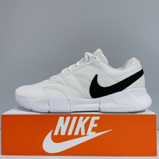 NIKE M COURT LITE 4 男生 白色 皮革 舒適 耐磨 運動 網球鞋 FD6574-100