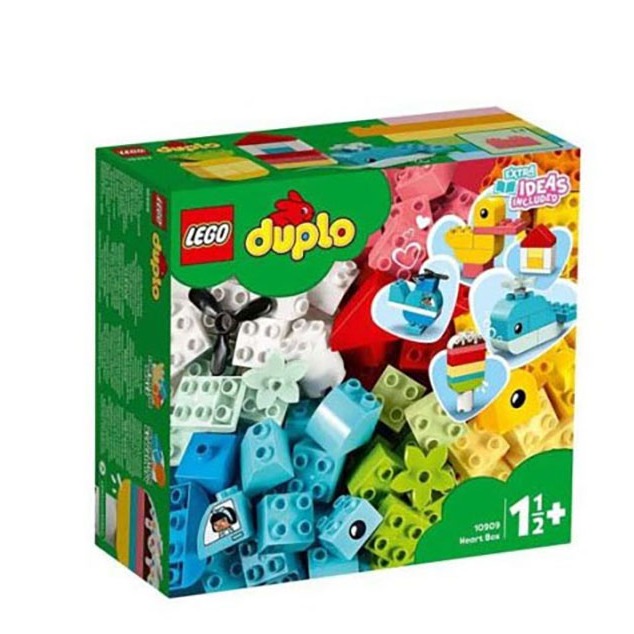 LEGO 10909 心型盒《熊樂家 高雄樂高專賣》Heart Box DUPLO 大磚 幼兒積木 得寶系列