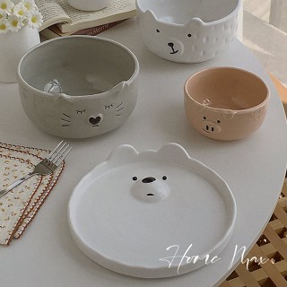陶瓷碗 盤子 湯碗 韓國 碗盤 碟子 陶瓷盤 飯碗 碗盤器皿 陶瓷碗盤 大湯碗 可愛碗盤 可愛盤子 碗盤套組 北歐盤子