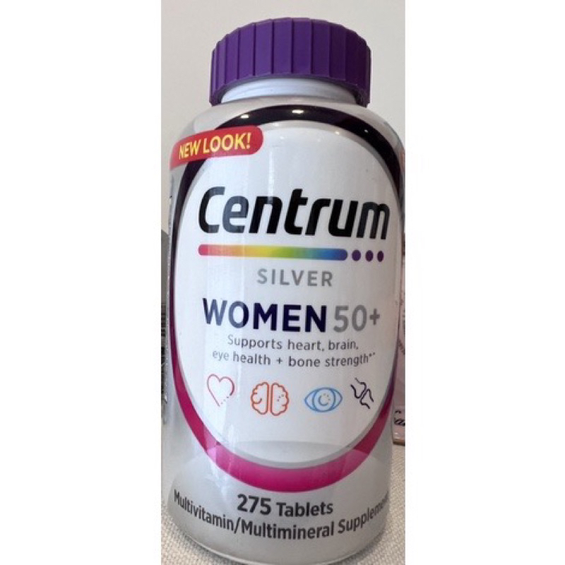 現貨 善存 CENTRUM 銀寶善存 SILVER CENTRUM 50歲以上 男性綜合維他命 女性綜合維他命