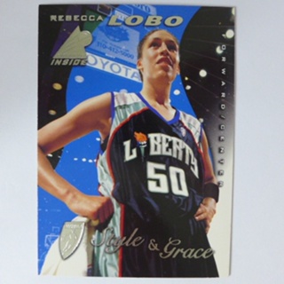 ~Rebecca LOBO~WNBA球星/麗貝卡·洛博 1997年PINNACLE.女子NBA新人籃球卡 RC