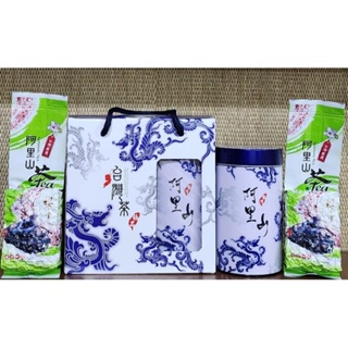 阿里山青花瓷～2入茶禮，100%台灣在地高山茶，下單有禮盒和真空裸包2種選擇！