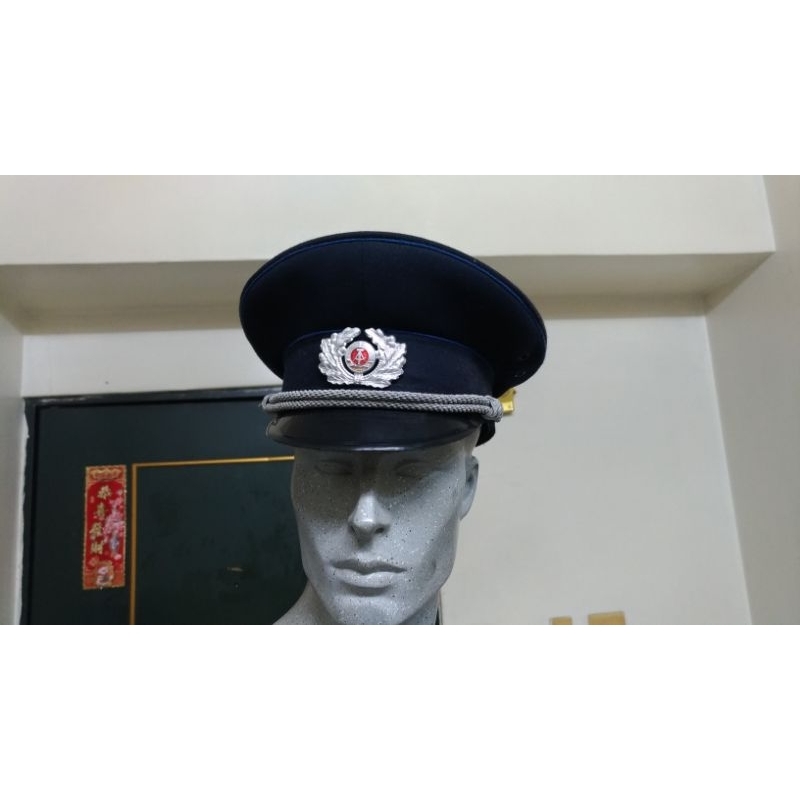 東德公發 人民警察海關大盤帽/尺寸: 56~58
