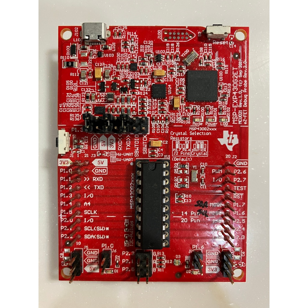 TI MSP430G2xxx MSP430G2553 MSP-EXP430G2ET MSP430 LaunchPad