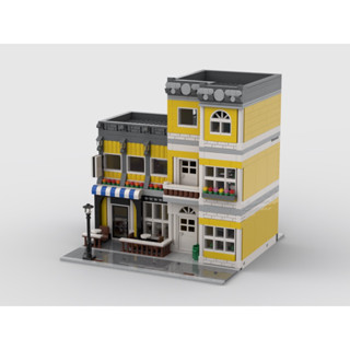 只有電子說明書 無零件 樂高 積木 LEGO MOC 152035 Modular house "Streetcafe"