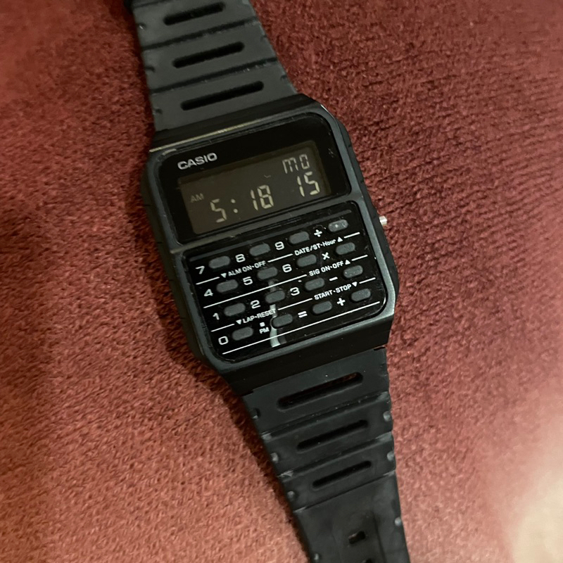 卡西歐超可愛計算機手錶電子錶