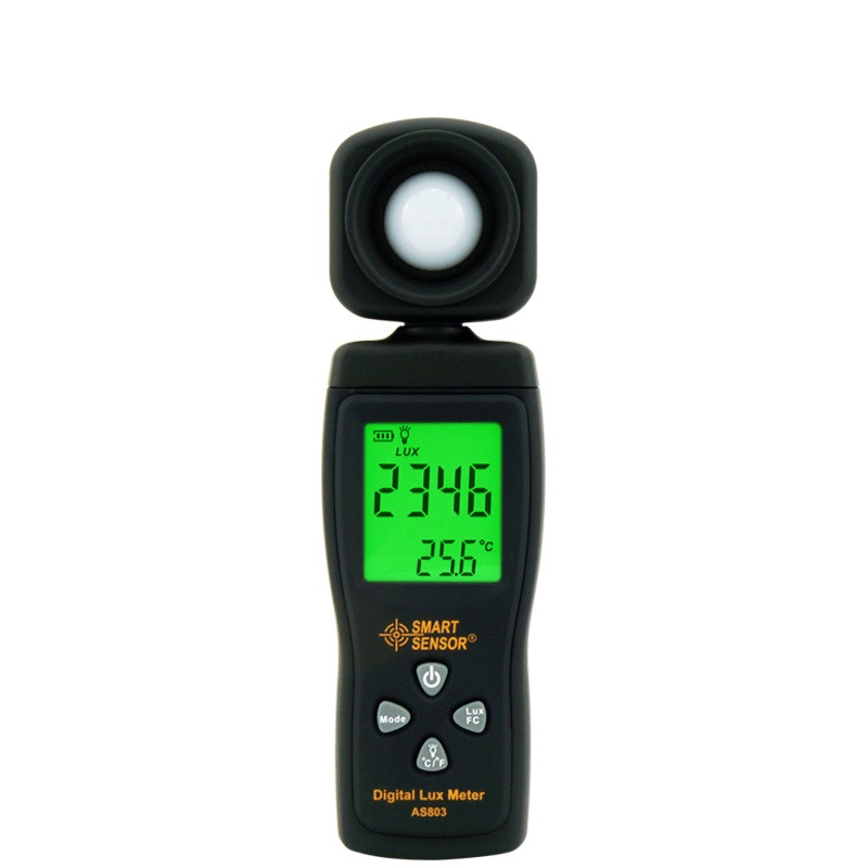 AS803 光度計 照度計 測光儀 亮度計 數位式照度計 測光表 流明表 省電燈泡 燭光 廣泛應用於各場所