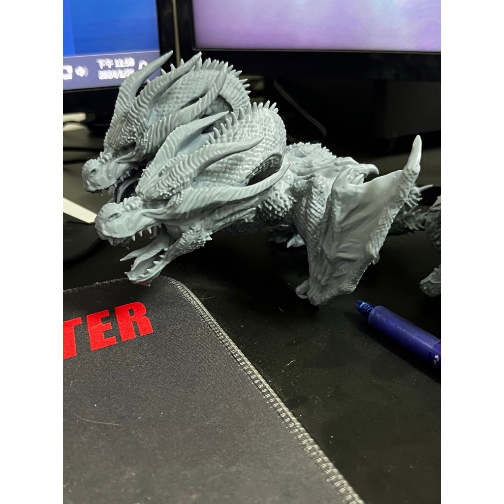 王者基多拉Q版 非 X PLUS 自掃 素體 景品 3D列印 辦公室小物