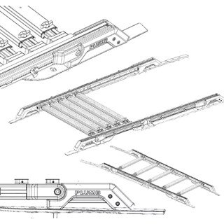 適用於 r2020+ LAND ROVER Defender 110 的 PLUMB 車頂行李架平台【YGAUTO】