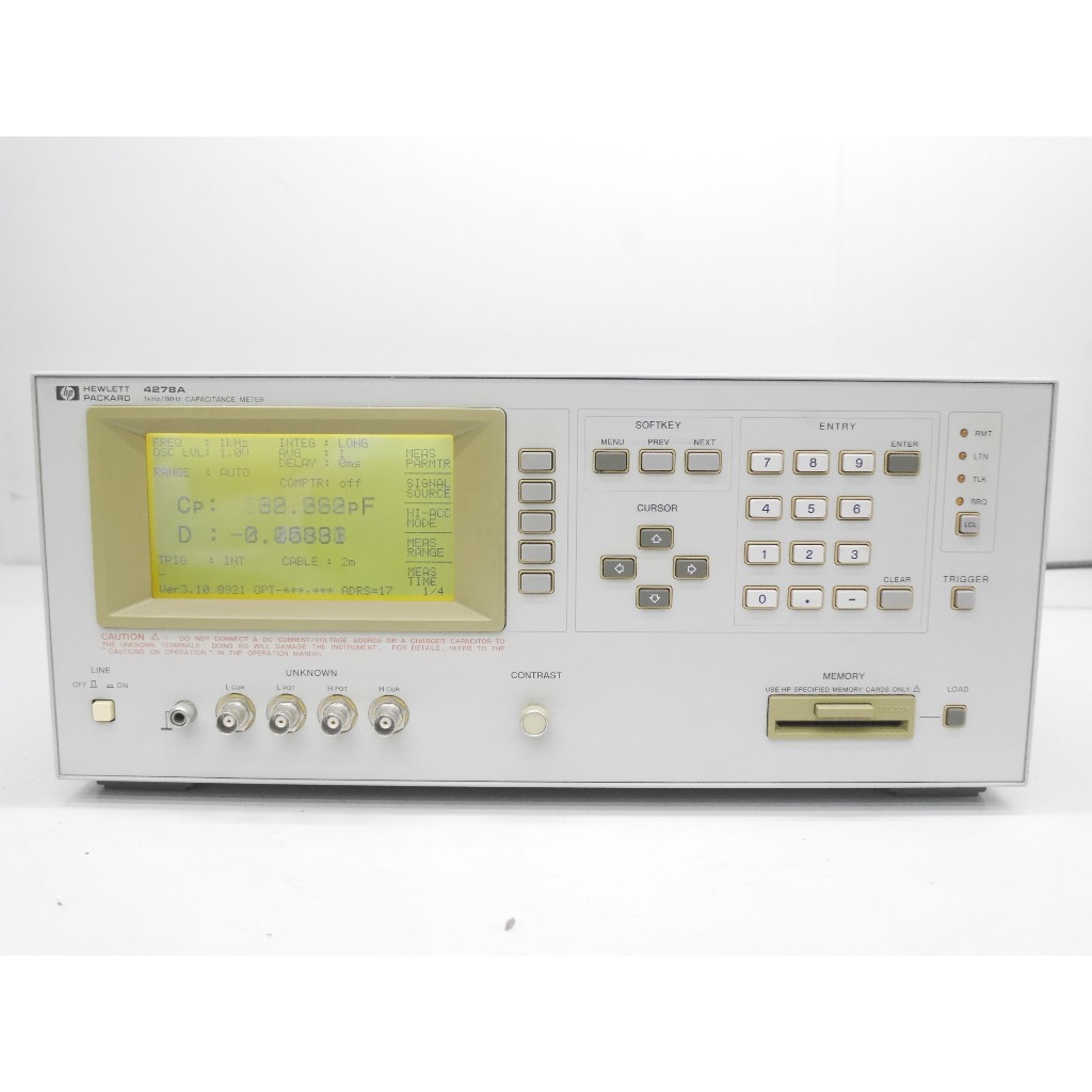 (HLFA-TMA) HP 4278A 1KHz 1MHz Capacitance Meter 電容測試儀 特價商品1