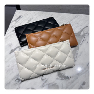 Linda❤️代購 Charles & Keith 小CK Danika 菱格拉鍊 長夾 CK6-10770544
