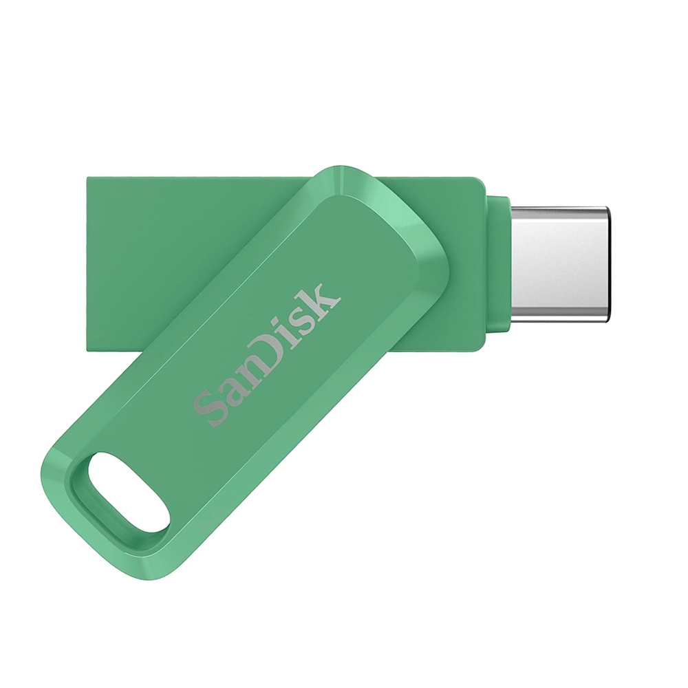 SanDisk OTG TYPE-C 64G/128G/256G 旋轉隨身碟 DDC3 草本綠 新色
