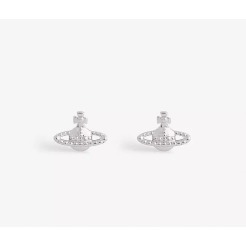 100%🇬🇧Vivienne Westwood Farah silver-toned earrings西太后耳環