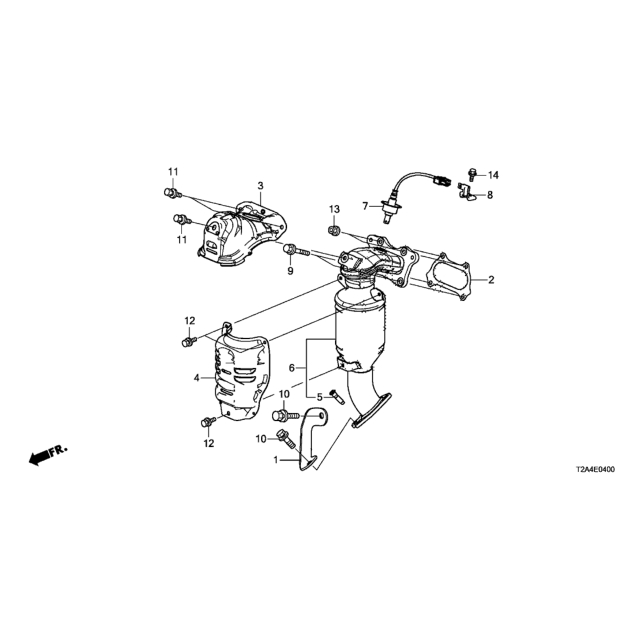 【明水自動車】 HONDA 原廠部品 ACCORD7 雅歌 2003-08 觸媒 含氧感知器 O2 SENSOR