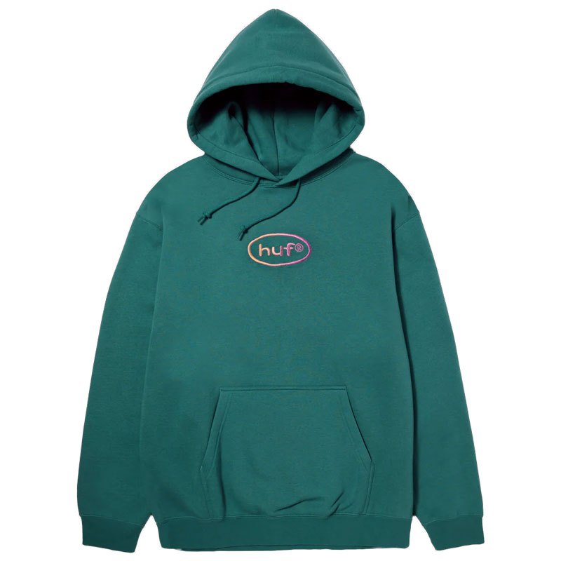 【HUF】A31503 LOOSE 98 PULLOVER HOODIE 帽T (松綠色) 化學原宿