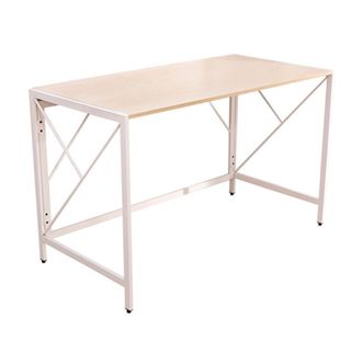【LG-LS-88W】艾斯時尚淺木紋摺疊桌