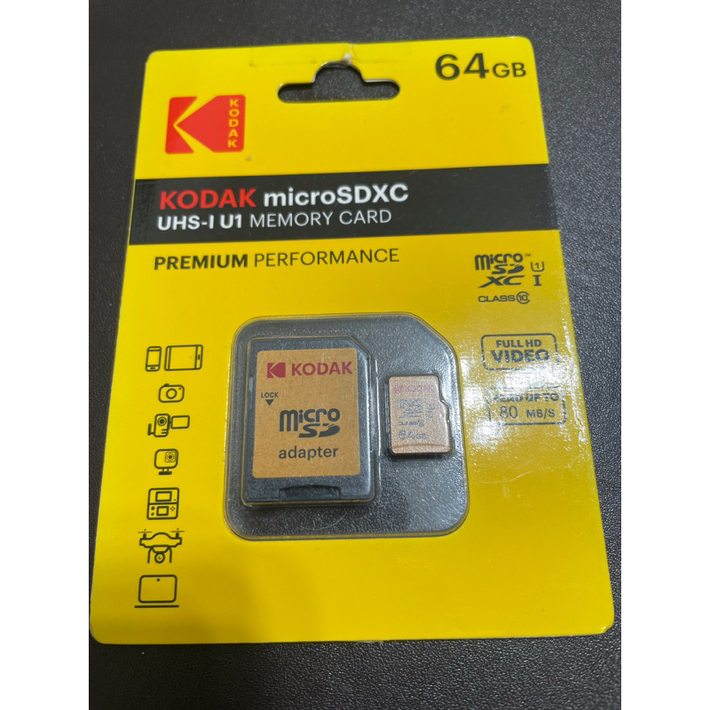 Kodak柯達micro SD記憶卡 64GB