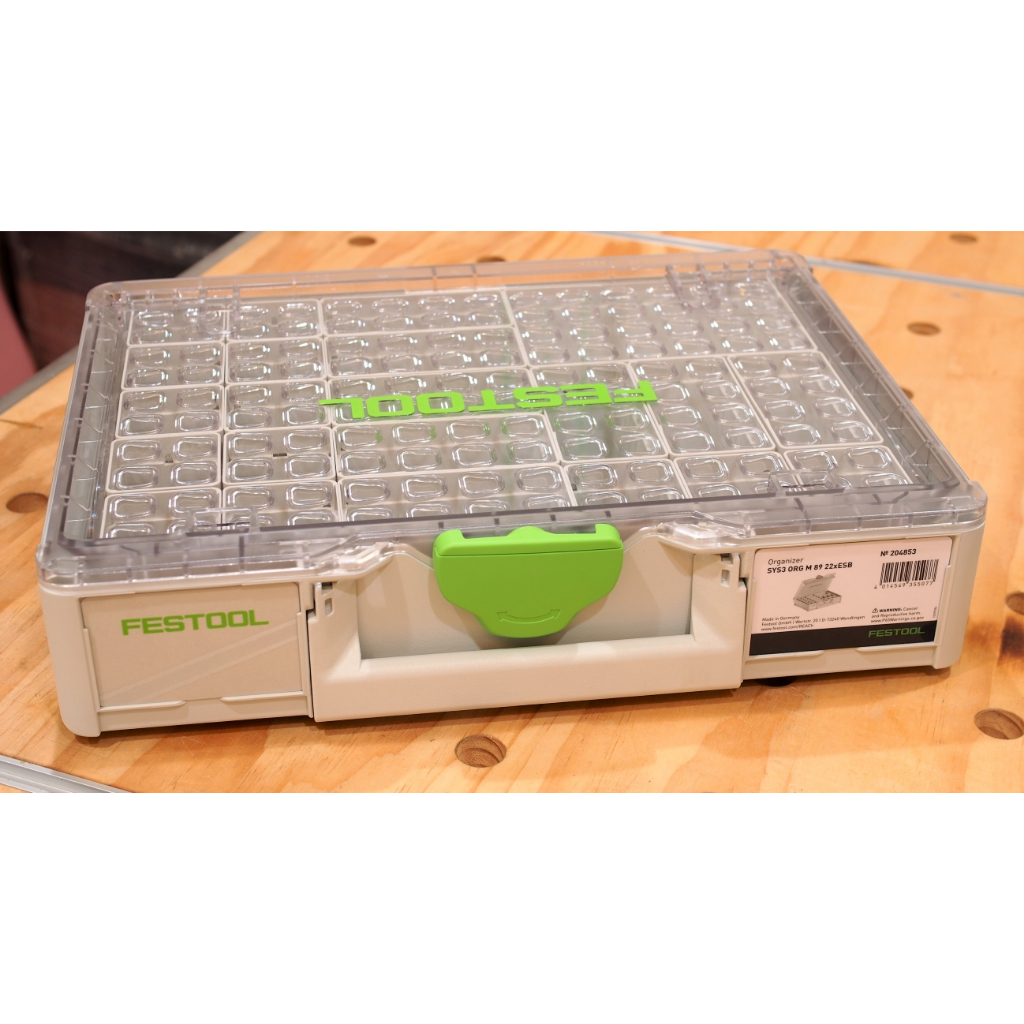 『德國工具』FESTOOL 原廠工具箱 Systainer SYS3 ORG M 89 22xESB(新款)