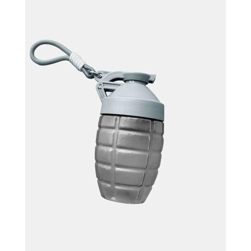 《現貨》GREANADE 手榴彈 造型搖搖杯 乳清杯 槓鈴灰白色 600ml