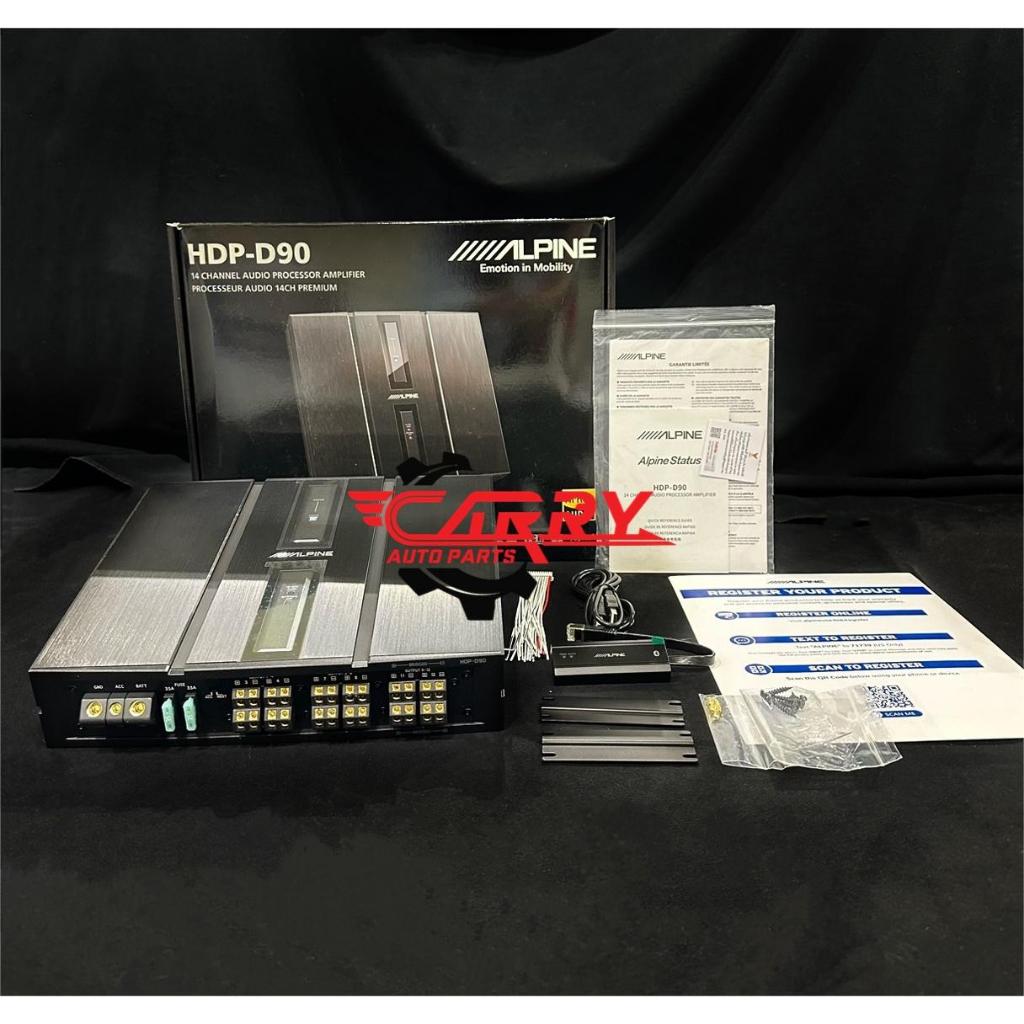 ALPINE HDP-D90 頂級DSP/12進14出Hi-Res高音質處理器