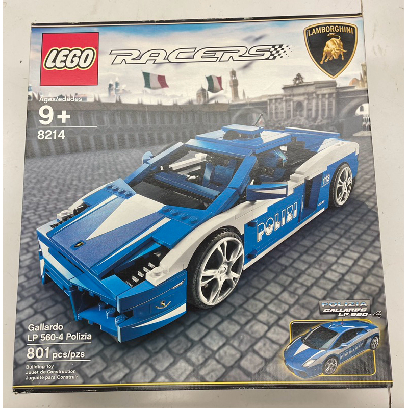 【絕版品】 LEGO 8214 藍寶堅尼-Polizia 全新未拆封