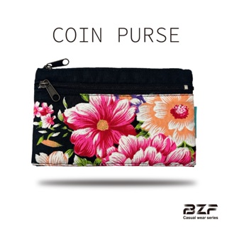 【BZF本之豐】花布中夾零錢包(7280) 錢包 拉鏈包 收納包 零錢包
