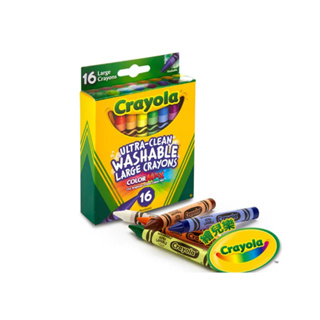 ✨現貨✨美國crayola 可水洗16色大蠟筆