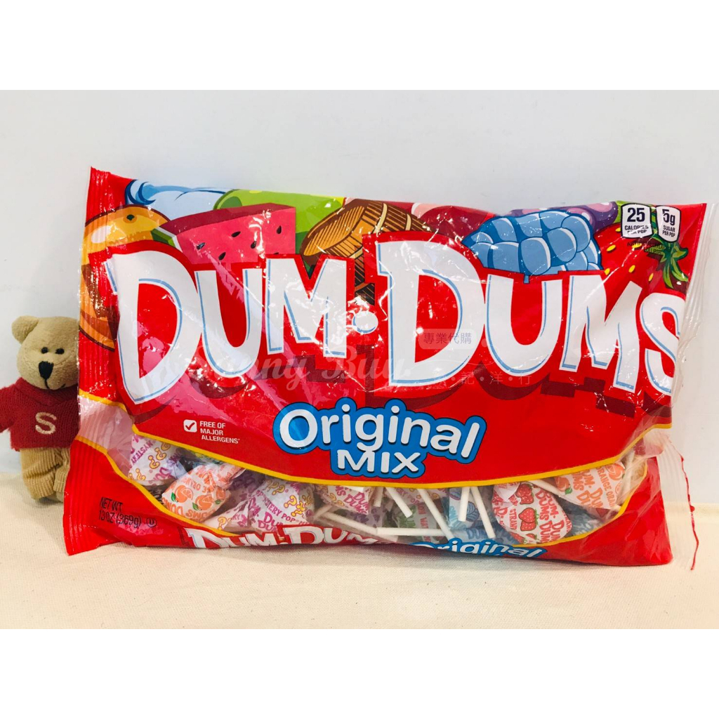 【Sunny Buy寶貝館】◎現貨◎ Dum Dums 經典綜合口味棒棒糖 369g