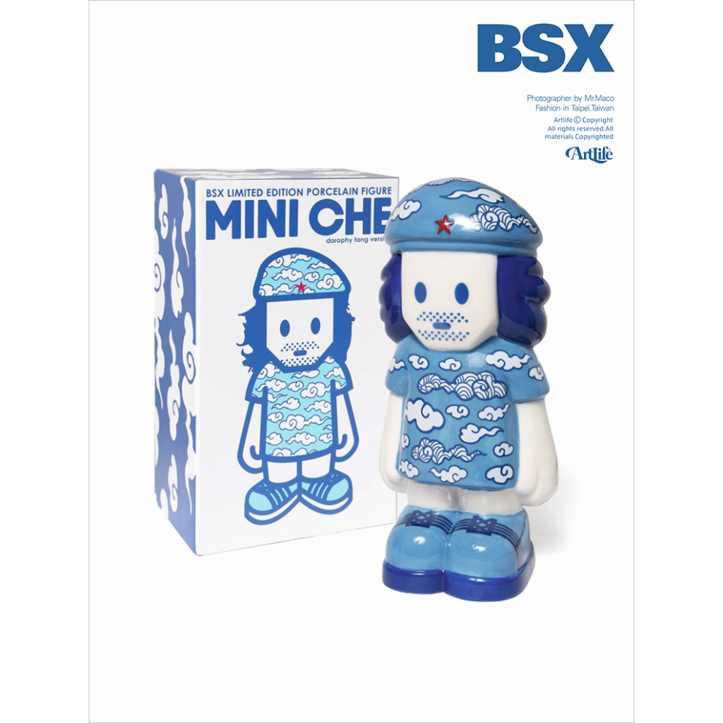 Artlife ㊁ BSX Mini Che Ceramics DISPLAY HOBBY 潮牌限定 青花瓷 切格瓦拉