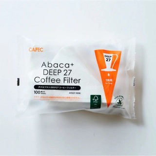 【沐湛咖啡】 三洋Cafec Deep27專用濾紙 甜筒濾杯適用
