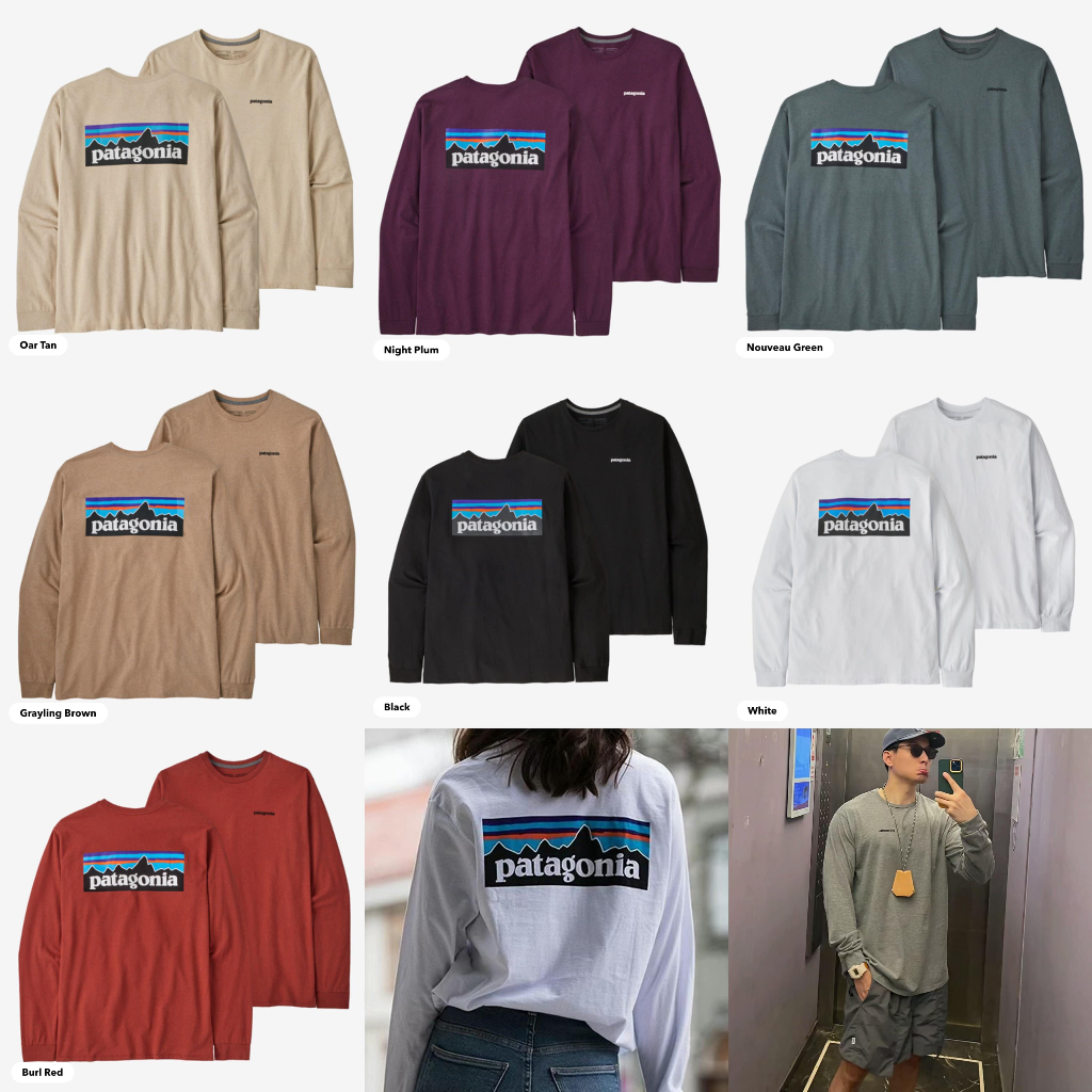 [Double A美國代購] Patagonia P-6 Logo 長袖上衣 男款 女生可穿