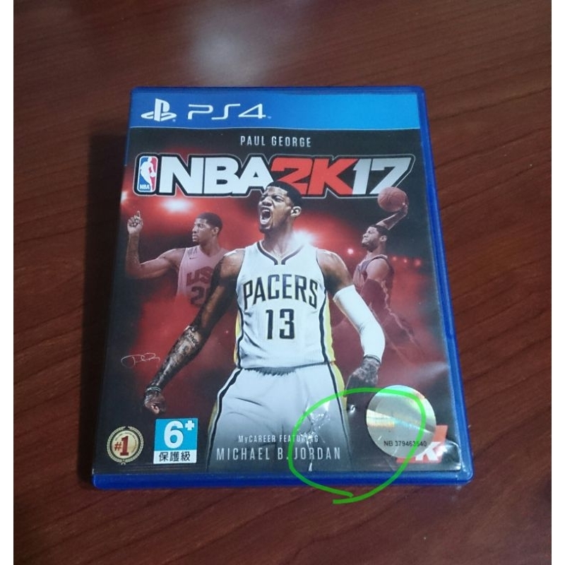 PS4 NBA 2K17 中文版 （封面有破損）