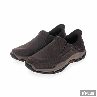 SKECHERS 男 休閒鞋 瞬穿系列RESPECTED 棕色 -204809BRN