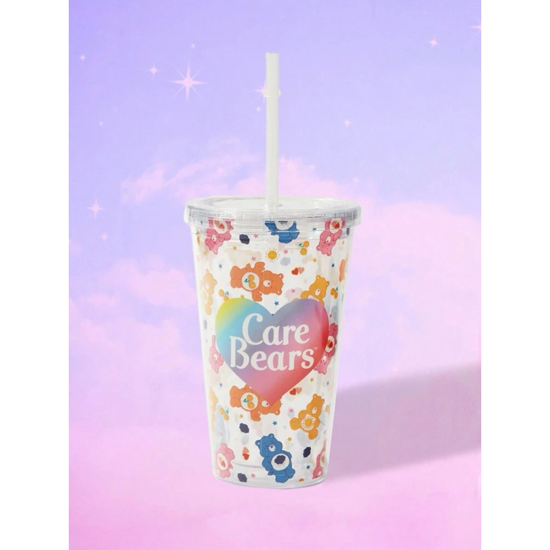 Care Bears Care Bears 450ml 毫升 半透明吸管杯 環保杯 水杯 飲料杯