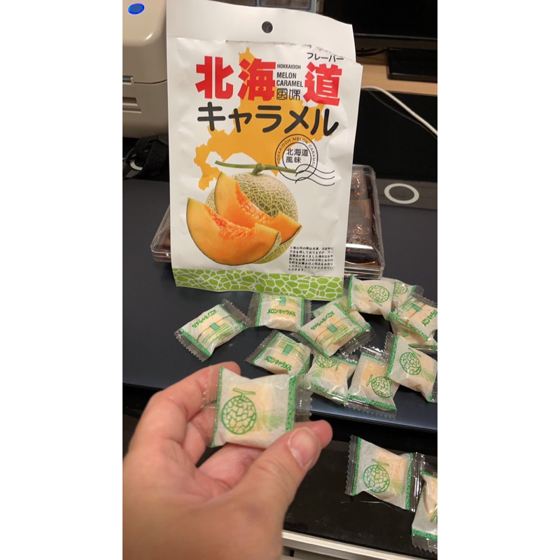 第一賣場現貨拆賣1顆8元北海道 岐阜縣 宮田哈密瓜牛奶糖 90g 包 軟糖15入