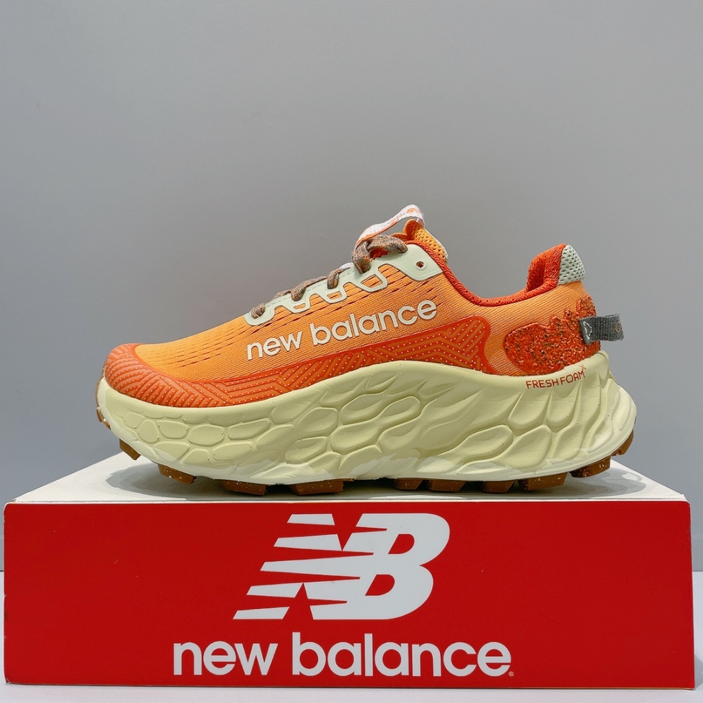 New Balance Fresh Foam More Trail 女生 橘色 D楦 黃金大底 慢跑鞋 WTMORCO3