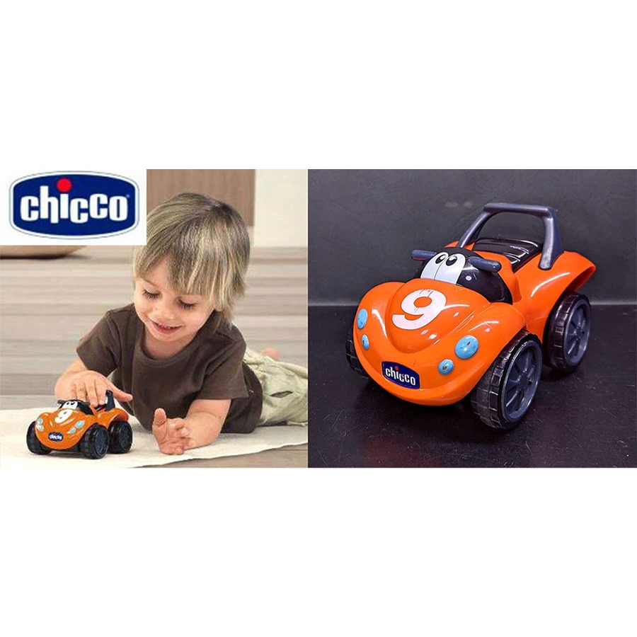 義大利 Chicco 壓壓樂 吉普車 跑車 賽車 觸碰 學習 探索 學齡前 兒童 幼兒 發展 玩具 音效 迴力車 合金車