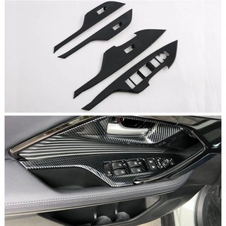 歐力斯~豐田 TOYOTA 24年 YARIS CROSS 玻璃開關飾板 升窗開關 車門開關面板 碳纖維紋 烤漆黑