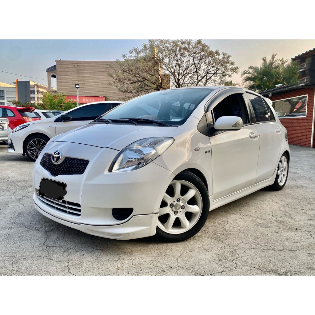 2008 Toyota Yaris 1.5 G版 白#強力過件9 #強力過件99%、#可全額貸、#超額貸、#車換車結清