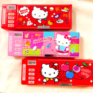 Sanrio三麗鷗Hello Kitty凱蒂貓/四按鍵多功能筆盒