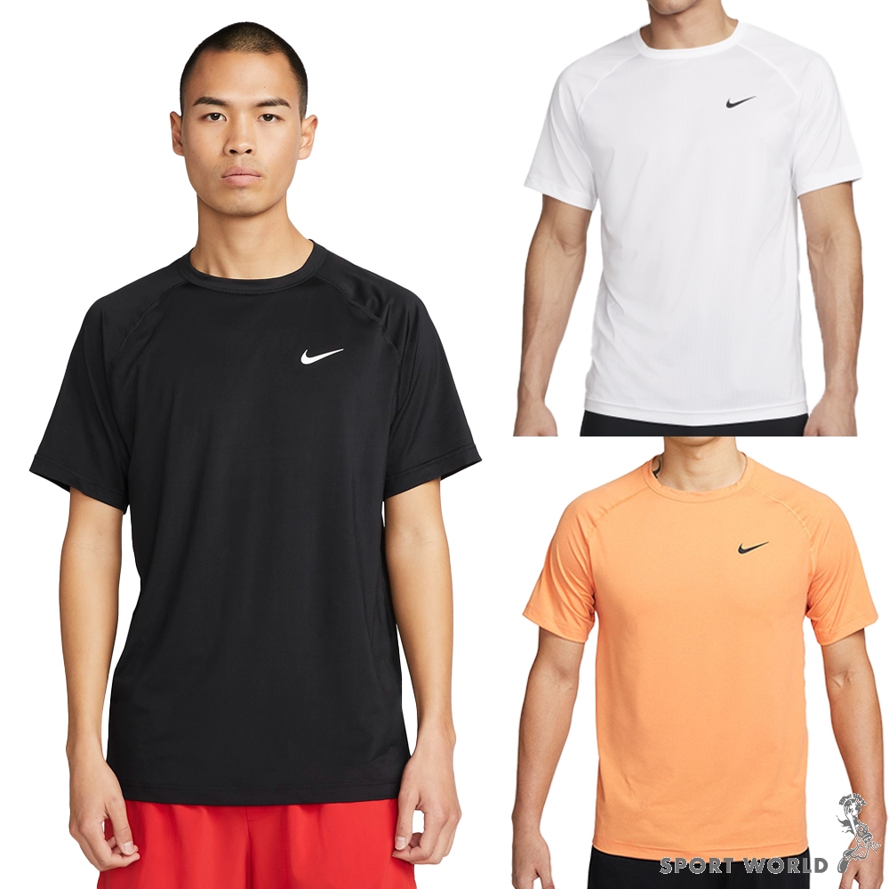 Nike 男裝 短袖上衣 排汗 黑/白/橘【運動世界】DV9816-010/DV9816-100/DV9816-815