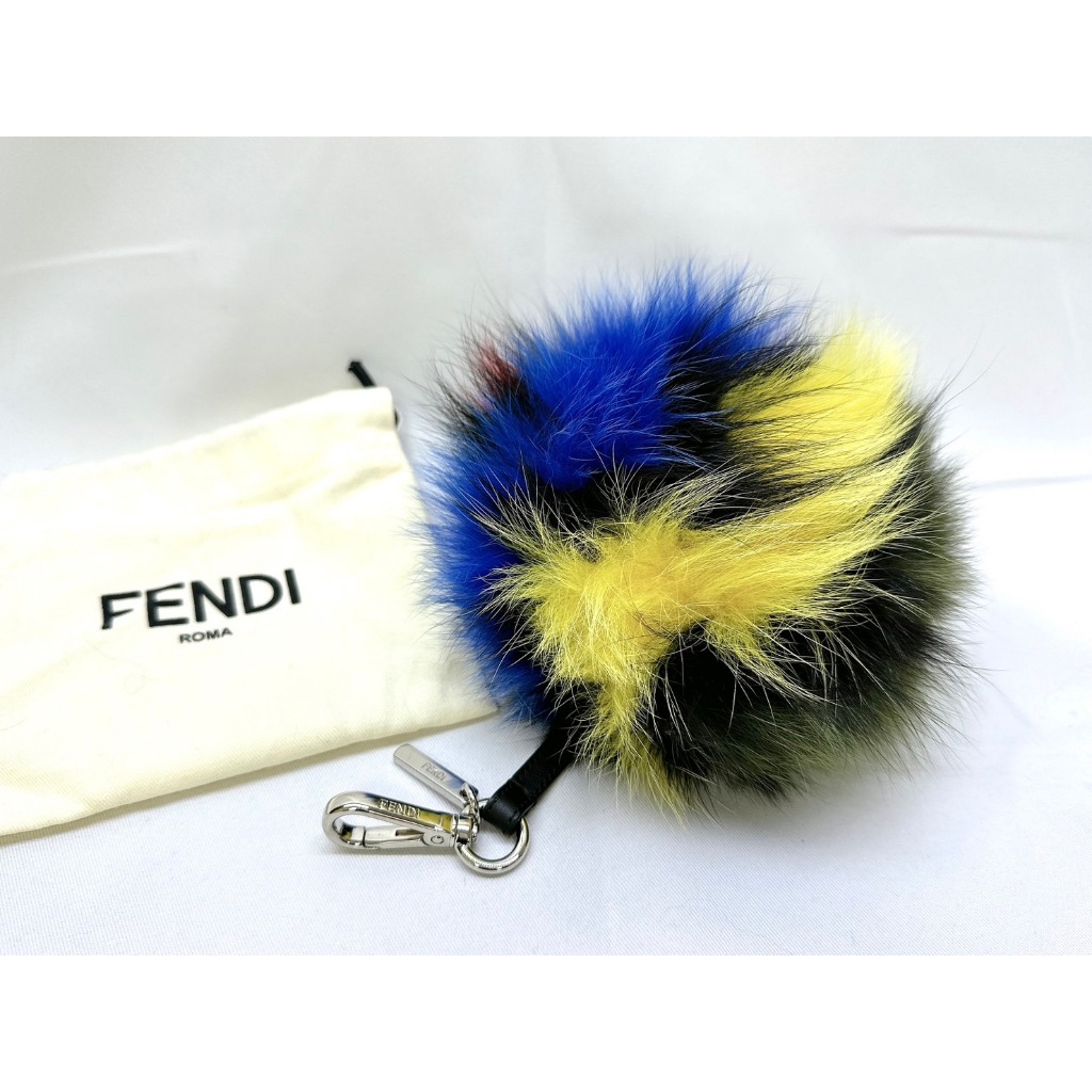 FENDI 怪獸毛絨鑰匙圈吊飾