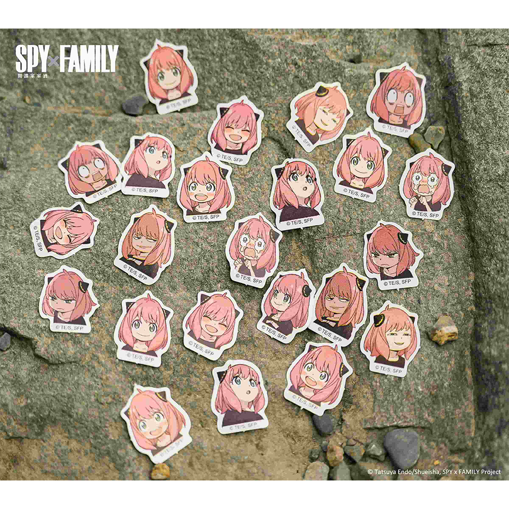 【現貨免運】間諜家家酒 間諜家家酒表情包 表情貼紙包 間諜家家酒快閃店 家家酒快閃店 SPY 安妮亞 花生君 彭德 約兒