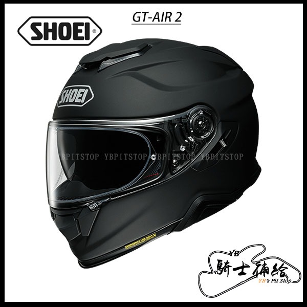 ⚠YB騎士補給⚠ SHOEI GT AIR 2 素色 消光黑 代理公司貨 全罩 內墨鏡 安全帽