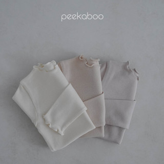 peekaboo 捲邊親膚莫代爾上衣《現+預》｜兒童t恤 女童上衣 兒童上衣 女寶 韓國童裝 寶寶上衣 女童衣服