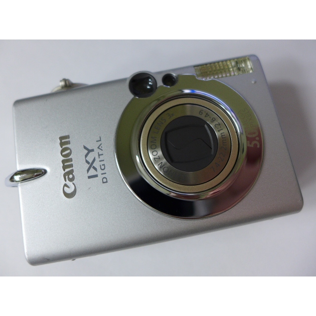 ~ Canon IXY Digital 500 ~CCD佳能金屬.500萬畫素.閃光攝影照相機(當故障零件機.公司貨)