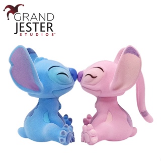 【現貨】Enesco 毛茸茸 史迪奇和安琪 塑像 公仔 精品雕塑 星際寶貝 Stitch 迪士尼 Disney 正版授權
