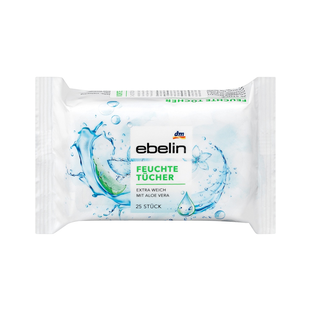 Ebelin 蘆薈溫和濕紙巾 25st*3 / DM (DM6290)
